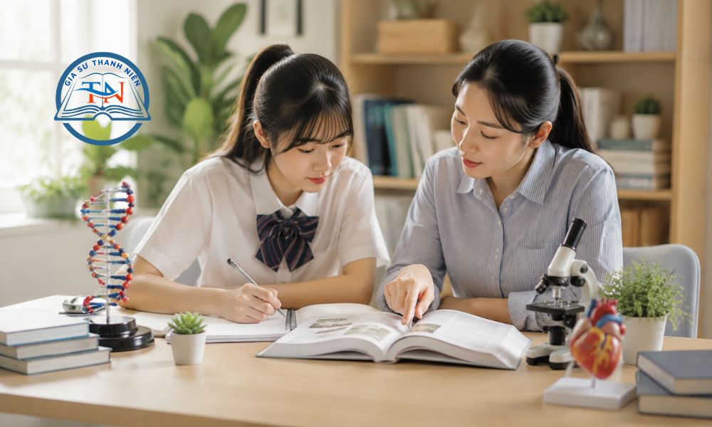 Gia sư Sinh học giúp ghi nhớ và làm trắc nghiệm